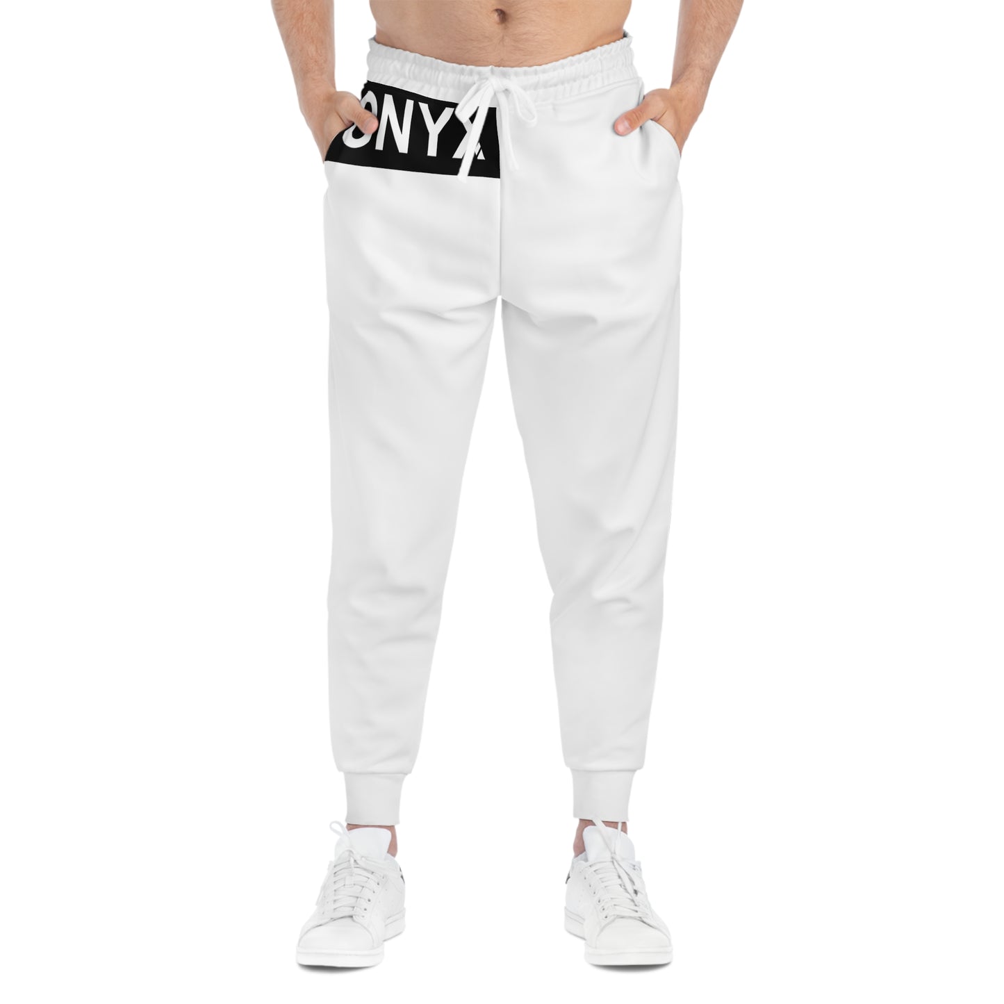 Athletic Joggers (AOP) white