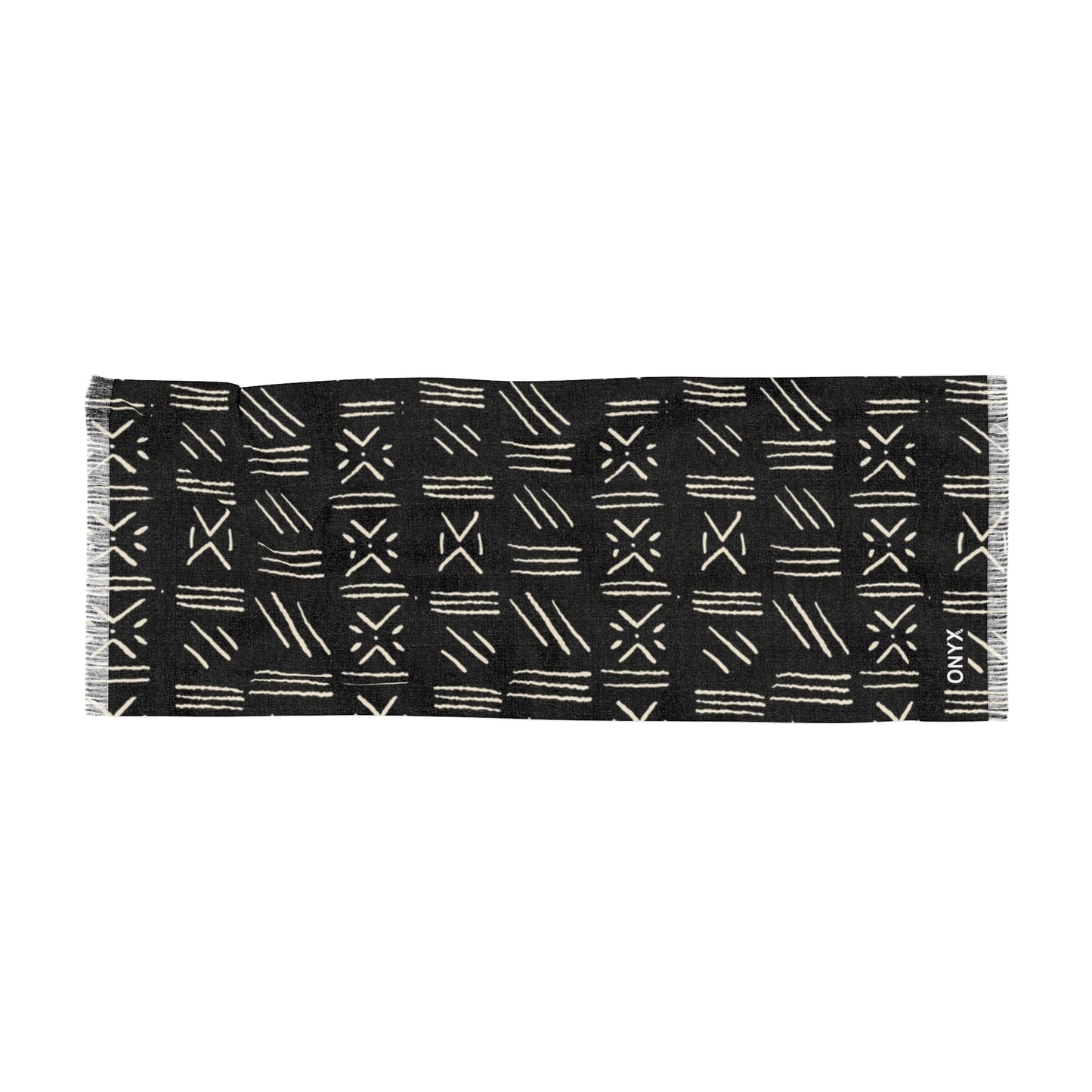 Light Scarf mud cloth