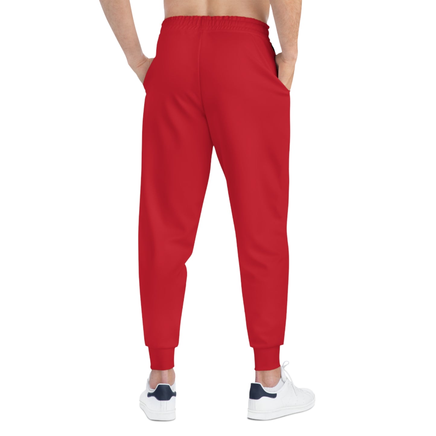 Athletic Joggers (AOP) red