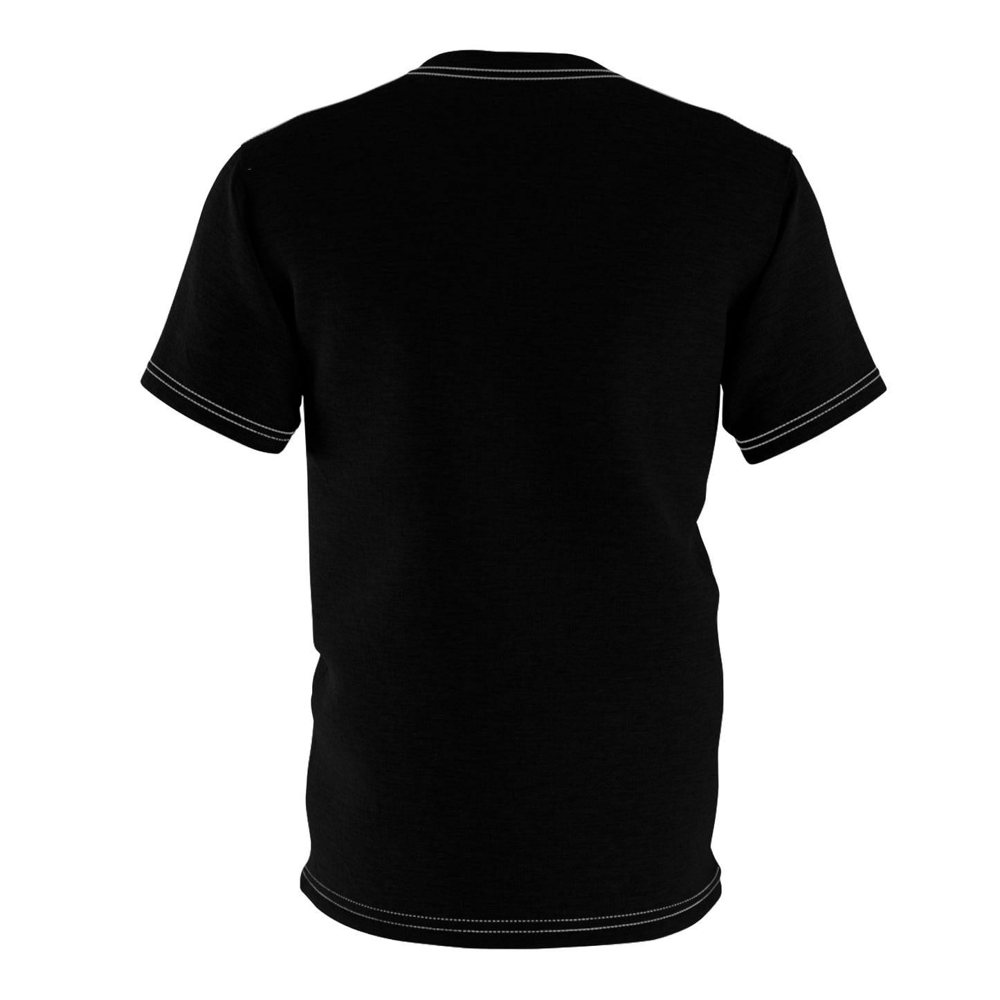 Unisex Cut & Sew Tee (AOP) black