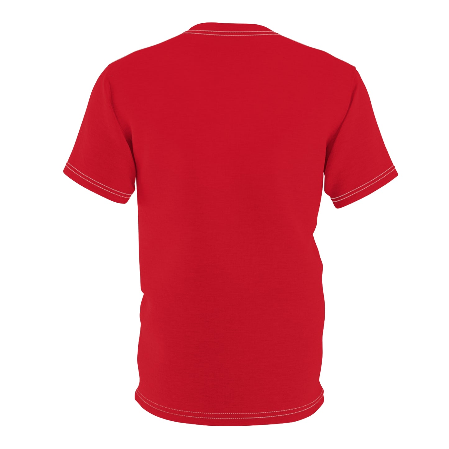 Unisex Cut & Sew Tee (AOP) red