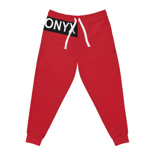 Athletic Joggers (AOP) red
