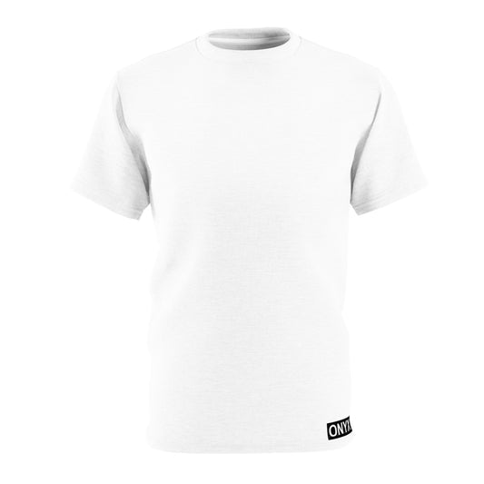 Unisex Cut & Sew Tee (AOP) white