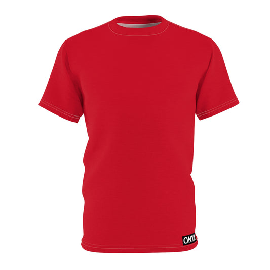 Unisex Cut & Sew Tee (AOP) red