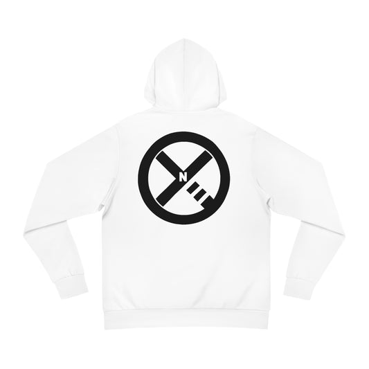 Fashion Hoodie (AOP) onyx white