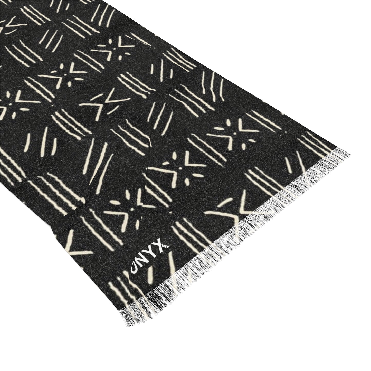Light Scarf mud cloth